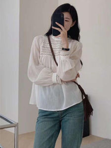 เสื้อเชิ้ตแขนยาวป้องกันแสงแดดแบบหลวมๆ สำหรับผู้หญิง ดีไซน์เรียบง่าย แขนยาวปุ่ม ทรงหลวม ทรงเข้ารูป เสื้อคาร์ดิแกน