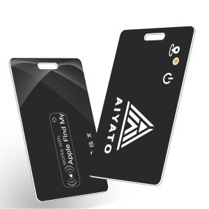 1Pcs Bluetooth Ultrathin Wallet Finder Card Magnetic Charging Tracker Card Works with Apple Find My (iOS Only) Smart Finder Card