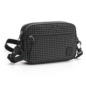 SAMEBOX | New Portable Square Checkered Sling Bag Mini Backpack