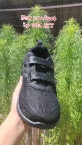 NOAH - Sepatu Sekolah PRO ATT NT 592V 31-38 /Sepatu Perekat /Sepatu Sekolah Hitam /Sepatu Sneakers Anak /Sepatu Keren /Sepatu Olahraga