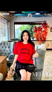 Áo Phông Nữ Chất Liệu Thun Lạnh Cao Cấp Tay Cộc Form Rộng In Nổi Mickey Freesize <65kg Hoài Cheeze