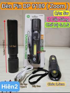 Đèn pin sạc siêu sáng zoom DP-9189