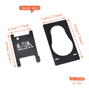 Gas Tank Hanger Clip Tool Gas Butane Hanging Hook Camping Table Racker Gas Tank Hook Camping Equipment