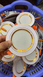 Đèn Âm Trần 12w fi110 Đế Đúc nguồn Tenta chống sét trang trí trần thạch cao