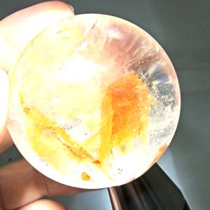 "Crystal in Crystal" Sphere/Manifestation Quartz Sphere /晶中晶球/Baby Within Crystal