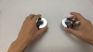 ประโยชน์ Faucet ตก แต่งฝาครอบสแตนเลสอุปกรณ์ก๊อกน้ำอุปกรณ์ห้องครัวฝักบัวอาบน้ำฝาครอบ Flange