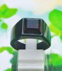 Cincin Batu Kecubung Wulung Syntetic