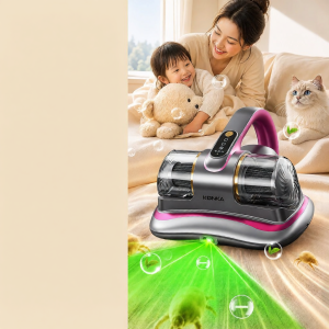 [China Plug Adapter Needed]KONKA | Strong Dust Mite Removal UV Sterilization Handheld Vacuum