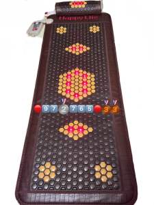 Thảm đá nóng Hàn Quốc HAPPY LIFE 60x160cm Sóng Laser Hồng Ngoại giúp giảm đau xương khớp thoát vị đĩa đệm thần kinh toạ đau lưng…