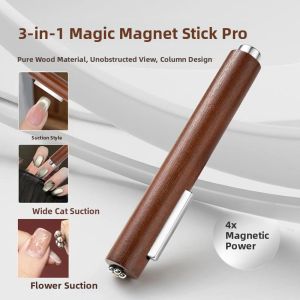 Large Magnet Three-In-One Cats Eye Super Strong Magnetic Force Nail Art Tools Thickened And Bigger Cylindrical Magnet