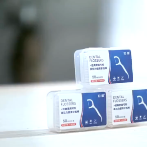 Hộp 50 chiếc tăm chỉ nha khoa sợi chỉ mảnh hộp tăm chỉ nha khoa