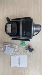 Camera iCSee P26S-XM 4 mắt 9MP zoom 8x  xem được 3 khung hình cung lúc - đàm thoại 2 chiều - xoay chuyển đông 360 độ