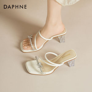 Daphne | Transparent High Heels Summer New Style Water Drilled Ladies Sandals