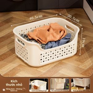 MEIZHUFU | Giỏ Giặt Đồ Phân Loại Hai Tầng Gia Đình