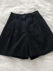 CHOEFULYN | Casual Cotton Linen Shorts Summer High Waist Thin Wide Leg A-line