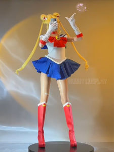 Sailor Moon Cosplay Costume Halloween Performance Suit Anime Cartoon Girls One-Piece Dress Outfit Ideal for Themed Events