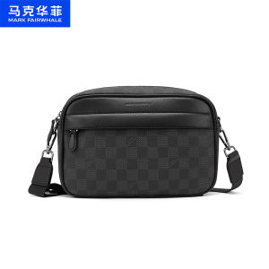 Mark Fairwhale | Trendy Leisure Plaid Leather Crossbody Bag