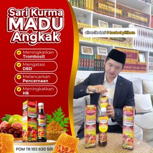 Sari Kurma Madu Angkak SAKURA Darusyifa: Obat Demam Berdarah DBD & Tipes Typus
