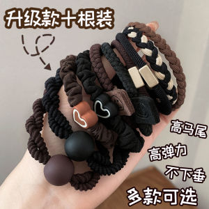 ยางรัดผมยืดหยุ่นสูงทนทานสำหรับผู้หญิง ยางรัดผมม้าหางสูงสไตล์เรียบง่าย ยางรัดผมแบบใหม่ระดับไฮเอนด์ 2023