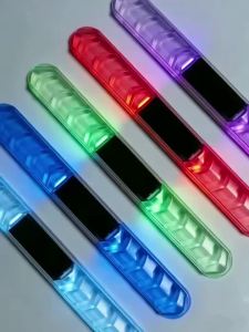 Đèn Pin LED Chạy Bằng Năng Lượng Mặt Trời Đèn Cảnh Báo Va Chạm Xe Máy Đèn Trang Trí Trung Tâm Cho Xe Điện