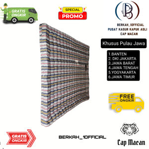 KASUR KAPUK CAP MACAN RANJANG 180 X 200 CAP MACAN 100 % FREE ONGKIR