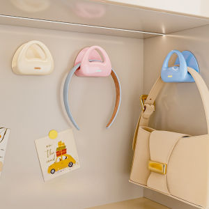 Bag Hook Traceless Hook Bag Entrance Bag Scarf Storage Rack Strong Adhesive Widened and Enlarged Hook