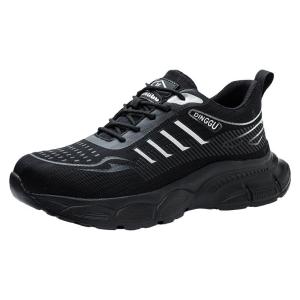 DINGGU | Anti-Smash Anti-Puncture Steel Toe Summer Safety Shoes Lightweight Breathable Steel Soft Sole