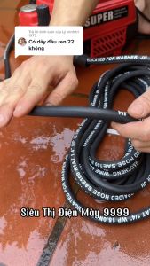 Dây xịt rửa xe Lõi Thép loại 20M chuyên sử dụng cho máy rửa xe áp lực cao