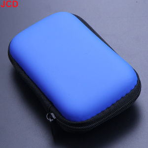 JCD 1pc EVA Hard Drive Case Portable Shockproof Storage Bag For HDD SSD USB Data Cable Bluetooth Earphone Organizer Zipper Bag