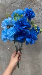 Bunga Anyelir Carnation Cabang 5 Artificial Buatan Home Decor Hiasan Dekorasi Pelaminan