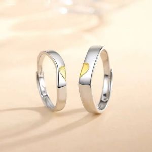 แหวนคู่รักแบบสองชิ้นแหวนเจ้าสาวสไตล์ใหม่แหวนผู้ชายแหวนผู้หญิงแหวนคู่รักแหวนคู่รักแหวนคู่รัก