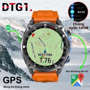 Đồng Hồ Thông Minh Quân Sự DTG1 GPS Theo Dõi La Bàn Máy Đo Độ Cao Cuộc Gọi Bluetooth 860mAh Bơi Lội Thể Thao Ngoài Trời Đồng Hồ Thông Minh Dành Cho Nam Giới