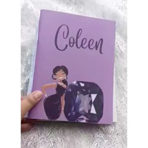 Personalized Notebook with Name Gift Customized A5 Giveaways Set Girl Design Diary Journal Gift Set