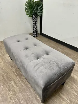 VC 3 FEET DIAMOND LONG STOOL BENCH CHAIR FABRIC SOFA
