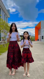 🪻🌼กระโปรงเด็ก มารุ ลายช้าง สำหรับเด็ก For kids 👧💖🐘💃 งานไทย