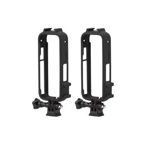 Protective Frame for Insta360 X3 Plastic Housing with Cold Shoe Mount & 1/4 Thread Hole Shockproof Scratch Resistant Cover