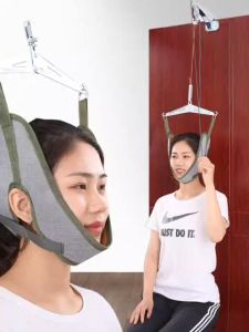 รุ่นใหม่แบบตะขอเกี่ยว แก้ปวดคอ อุปกรณ์ดึงคอ เครื่องดึงคอ ที่ดึงคอ แก้ปวดคอ ดึงคอยืดกระดุกคอ ตึงคอ ออฟฟิศซินโดรมเครื่องดึงคอ ที่ดึงคอ แก้ปวดคอ ดึงคอยืดกระดุกคอ สำหรับผ่อนคลายต้นคอ ตึงคอ เพื่อโยคะยืดคอปลอดภัย ติดตั้งง่าย