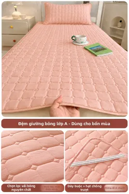 KAMONI | Nệm Chống Trượt Gấp Được Cho Thuê Ký Túc Xá Sinh Viên