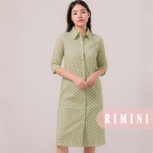 RIMINI - Dress Perempuan Formal Lengan panjang Busui Broklat XS-XL - Willa Dress - 85704