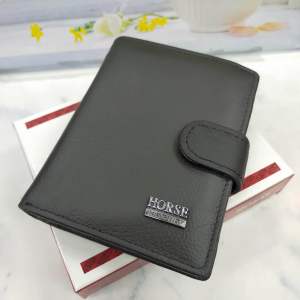 Dompet kulit pria imperial horse standar berdiri kancing