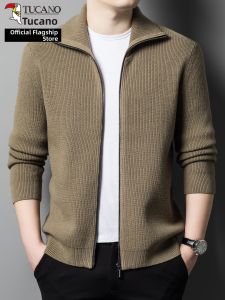 TUCANO | Winter Warm High-End Wool-Blend Mens Cardigan