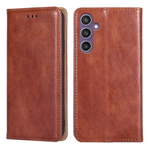 Vỏ Bọc Da Doanh Nhân Sang Trọng Cho Samsung Galaxy S24/S23/S10/S9 Plus Lite Có Khe Cắm Thẻ Vỏ Ví Chống Trầy Xước Từ Tính