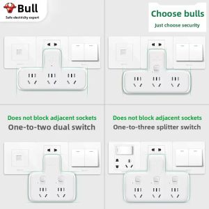 Bull | Bảng Chuyển Đổi ổ Cắm Đa Năng Không Dây