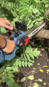 เลื่อยโซ่ไร้สาย MASARU เลื่อยไฟฟ้าไร้สาย 11.5 นิ้ว 20V มอเตอร์พลังสูง ตัดไม้ ท่อนซุง กิ่งไม้ เหมาะสำหรับงานสวนงานช่าง งานตัดไม้มืออาชีพ รุ่น SCS-415