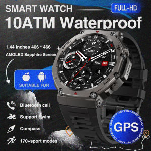 2025 NEW VWAR GPS Smart Watch For Men Tactical Smartwatch Compass Altimeter Barometric 10ATM IP69K Waterproof AMOLED Men Watches