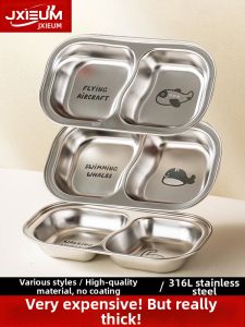 Food Grade Shockproof Sectioned Childrens Dish