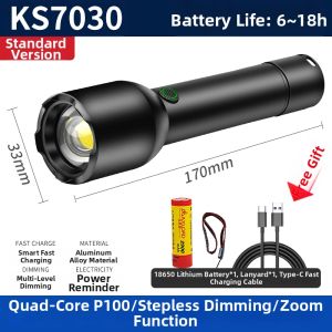 Bright Long-Range Durable Mini LED Flashlight