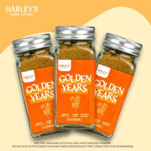 Harleys Golden Years Supplements for Pets | Natural Senior Support for Eye Heart Liver Joint and Overall Health