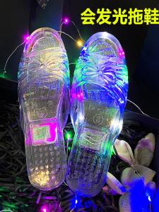 Princess Bow Knot Crystal Glowing Shoes for Women Flat Heel Daily Occasional Wear Creative Gift for Sisters and Boyfriends