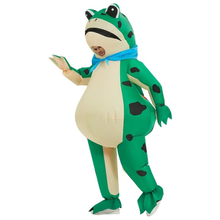 Inflatable Frog Costume Funny Full Body Blow Up Cosplay Costume Suit ...